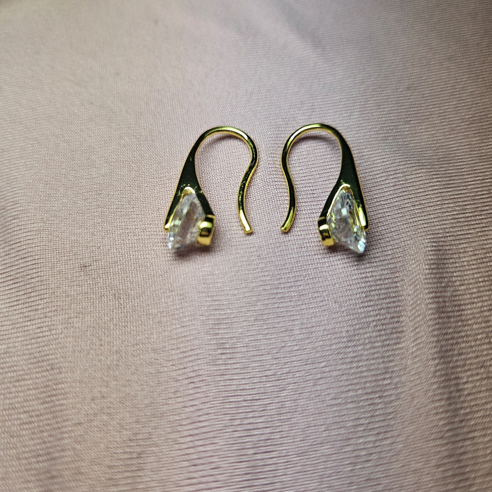 Elegant Gold and Silver Women's Earrings